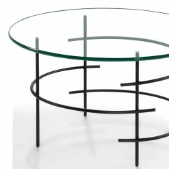 60cm Runder Couchtisch Mit Glasplatte - Prakto 6 60cm Runder Couchtisch Mit Glasplatte - Prakto -Bouquet-shop 60cm runder couchtisch mit glasplatte metallgestell schwarz prakto 02