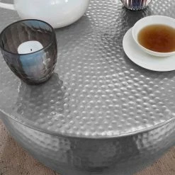 60x31x60 Alu Couchtisch In Silberfarben - Bastia 7 60x31x60 Alu Couchtisch In Silberfarben - Bastia -Bouquet-shop 60x31x60 alu couchtisch in silberfarben handgearbeitet bastia 02