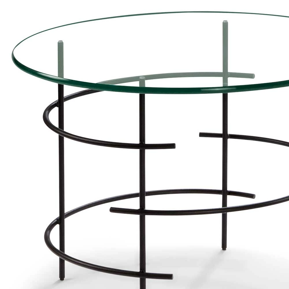 60x46x60 Wohnzimmer Glastisch Modern - Tobblino – Bild 3