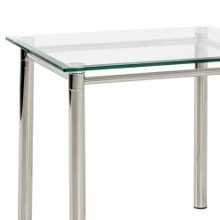 60x53x50 Cm Tisch Mit Platte Aus Glas - Marocana 6 60x53x50 Cm Tisch Mit Platte Aus Glas - Marocana -Bouquet-shop 60x53x50 cm tisch mit platte aus glas metallgestell in chrom marocana 02