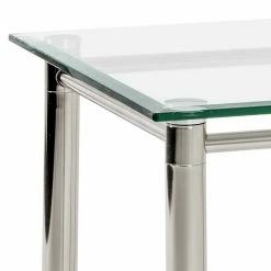 60x53x50 Cm Tisch Mit Platte Aus Glas - Marocana 7 60x53x50 Cm Tisch Mit Platte Aus Glas - Marocana -Bouquet-shop 60x53x50 cm tisch mit platte aus glas metallgestell in chrom marocana 03