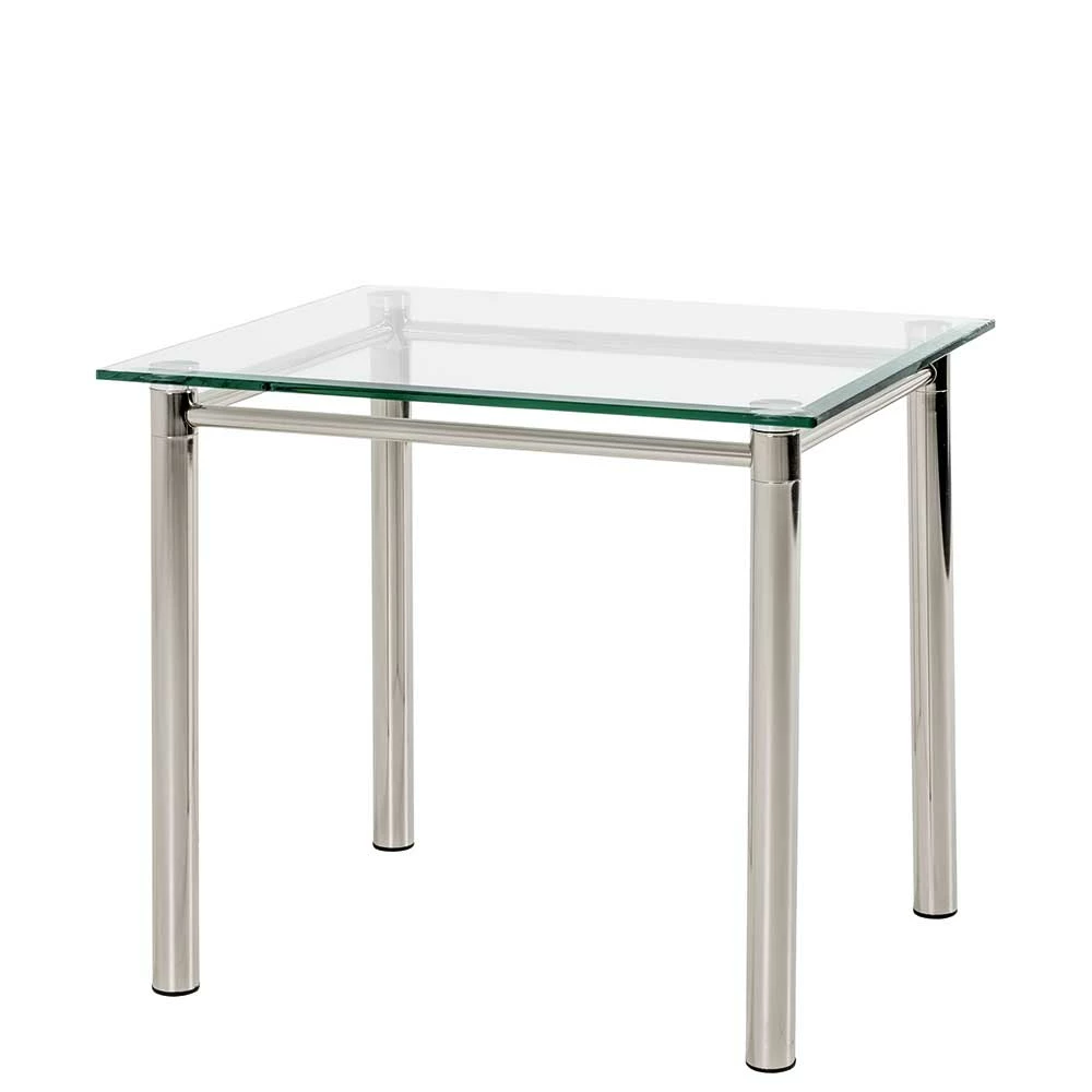 60x53x50 Cm Tisch Mit Platte Aus Glas - Marocana 1 60x53x50 Cm Tisch Mit Platte Aus Glas - Marocana