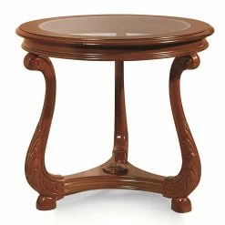 60x56x60 Glas Beistelltisch Im Italienischen Design - Vibon