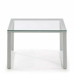 Alternative view of 60x60 Cm Wohnzimmer Tisch Mit Glasplatte - Barma