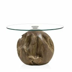 70cm Runder Couchtisch Mit Wurzel Fuß - Murdian
