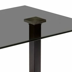 70x64x60 Rauchglas Anstelltisch Höhenverstellbar - Mally -Bouquet-shop 70x64x60 rauchglas anstelltisch hoehenverstellbar auf harten kunststoffrollen mally 03