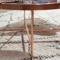 83x40x83 Runder Couchtisch In Marmoroptik Schwarz - Telvo 7 83x40x83 Runder Couchtisch In Marmoroptik Schwarz - Telvo -Bouquet-shop 83x40x83 runder couchtisch in marmoroptik schwarz mit gestell aus stahl in kupfer telvo 03