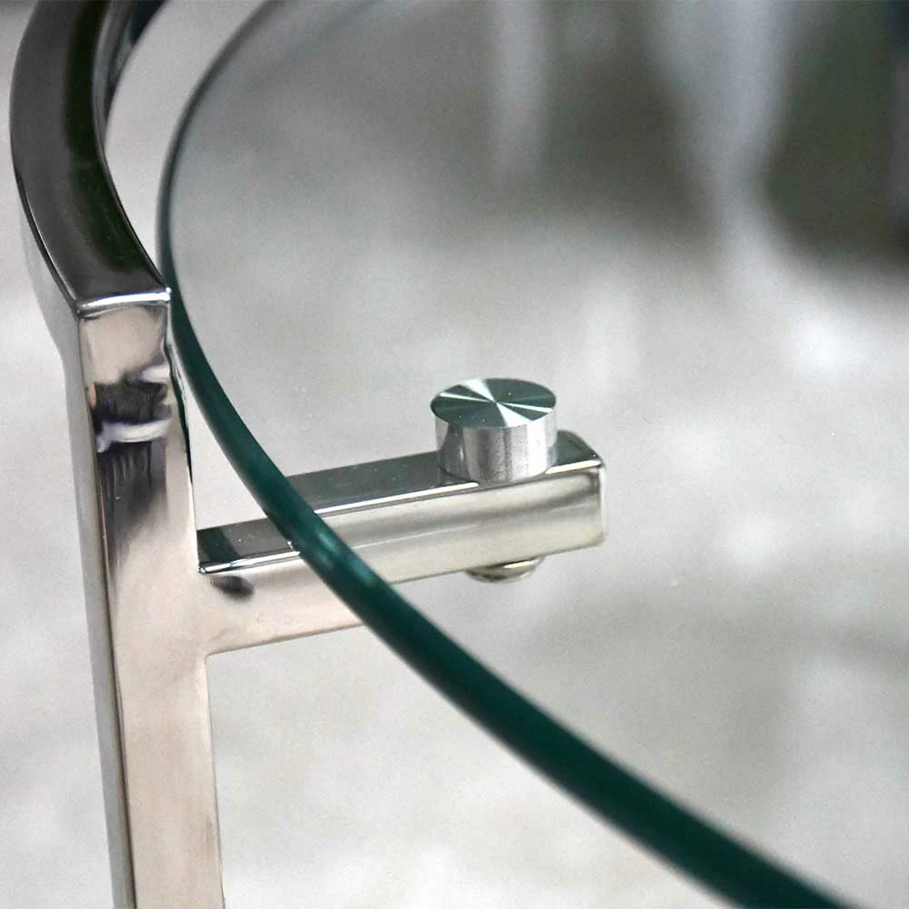 90cm Runder Glastisch Fürs Wohnzimmer - Agapedus 4 90cm Runder Glastisch Fürs Wohnzimmer - Agapedus – Bild 4