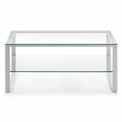 90x55 Cm Wohnzimmertisch Mit Zwei Glasplatten - Rekin 5 90x55 Cm Wohnzimmertisch Mit Zwei Glasplatten - Rekin -Bouquet-shop 90x55 cm wohnzimmertisch mit zwei glasplatten stahl buegelgestell in weiss rekin 02