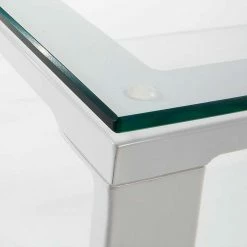 90x55 Cm Wohnzimmertisch Mit Zwei Glasplatten - Rekin 6 90x55 Cm Wohnzimmertisch Mit Zwei Glasplatten - Rekin -Bouquet-shop 90x55 cm wohnzimmertisch mit zwei glasplatten stahl buegelgestell in weiss rekin 03