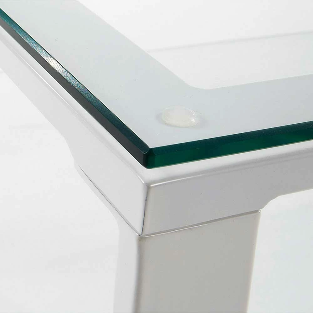 90x55 Cm Wohnzimmertisch Mit Zwei Glasplatten - Rekin 3 90x55 Cm Wohnzimmertisch Mit Zwei Glasplatten - Rekin – Bild 3