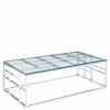 Ausgefallener 120x60 Sofatisch Aus Glas - Telvo