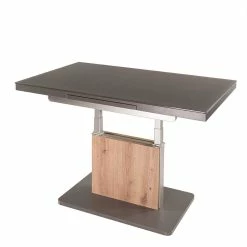 Ausziehbarer Wohnzimmertisch Auf Säulengestell - Oliver