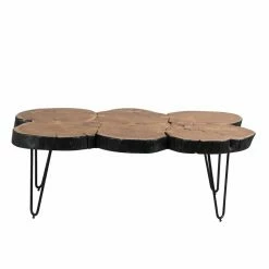 Baumscheiben Couchtisch Lariona Mit Metall-Gestell 9 Baumscheiben Couchtisch Lariona Mit Metall-Gestell -Bouquet-shop baumscheiben couchtisch metall gestell akazie massiv lariona 03