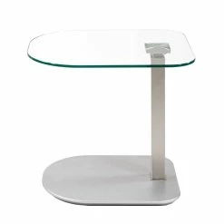 Alternative view of Beistelltisch Aus Glas & Metall - Höhenverstellbar - Satara