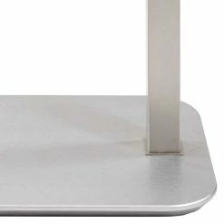 Beistelltisch Aus Glas & Metall - Höhenverstellbar - Satara 6 Beistelltisch Aus Glas & Metall - Höhenverstellbar - Satara -Bouquet-shop beistelltisch aus glas metall hoehenverstellbar auf saeulengestell mit rollen satara 02