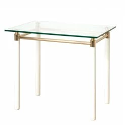 Beistelltisch Emilia In Hochglanz Weiß