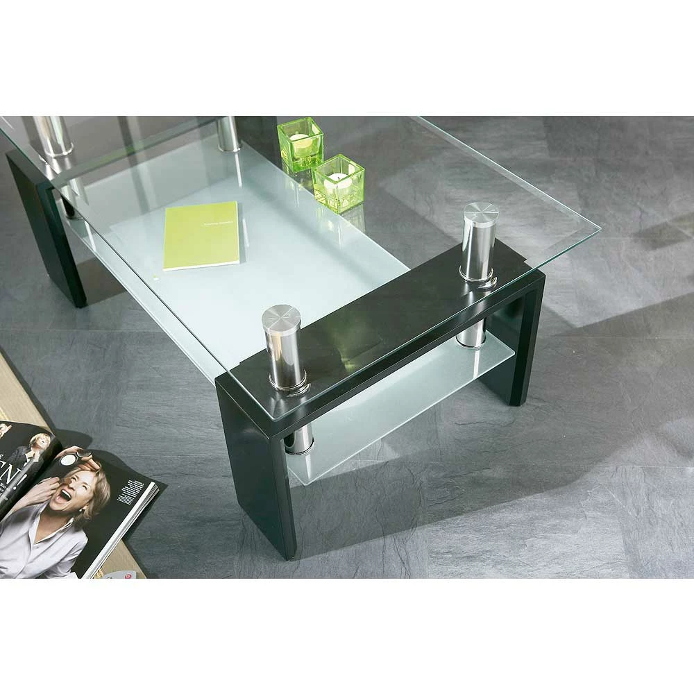 Couchtisch Nairobi Mit Glasplatte – Bild 3