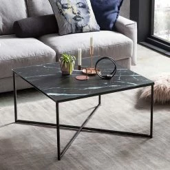 Couchtisch In Marmor Optik Schwarz - Castawa 7 Couchtisch In Marmor Optik Schwarz - Castawa -Bouquet-shop couchtisch in marmor optik schwarz mit buegelgestell aus metall schwarz castawa 02
