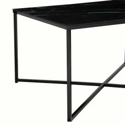 Couchtisch In Marmor Optik Schwarz - Castawa 9 Couchtisch In Marmor Optik Schwarz - Castawa -Bouquet-shop couchtisch in marmor optik schwarz mit buegelgestell aus metall schwarz castawa 04