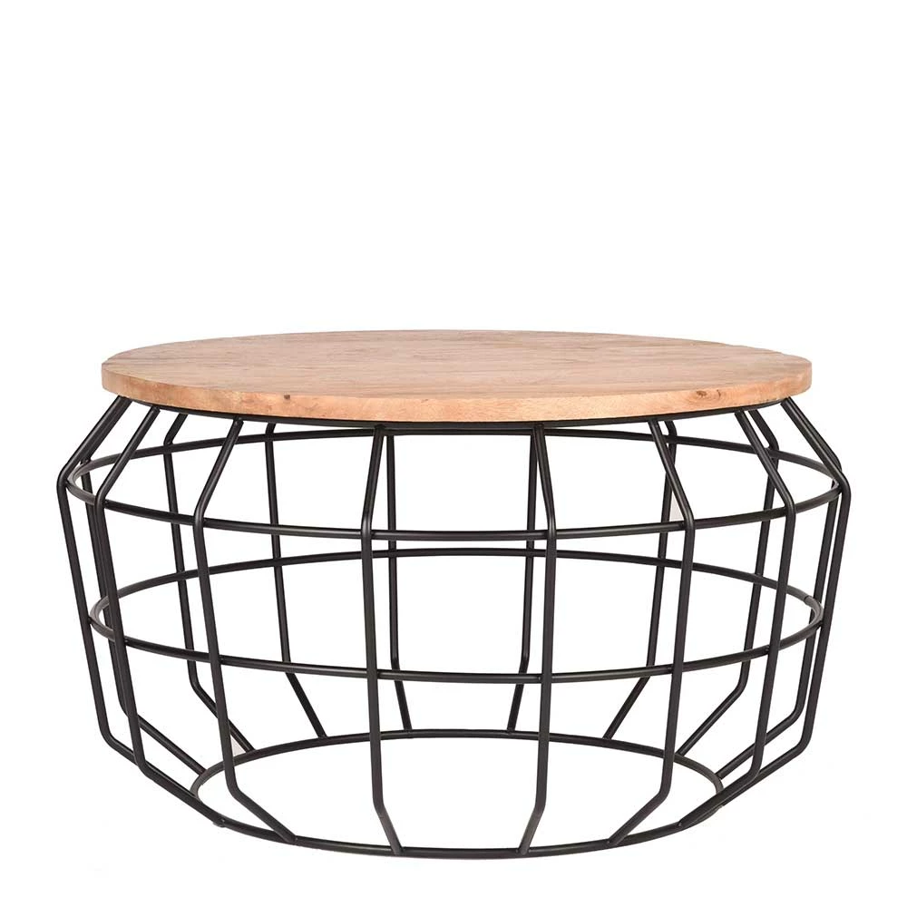 Couchtisch Mit Runder Holzplatte - Kantino 1 Couchtisch Mit Runder Holzplatte - Kantino
