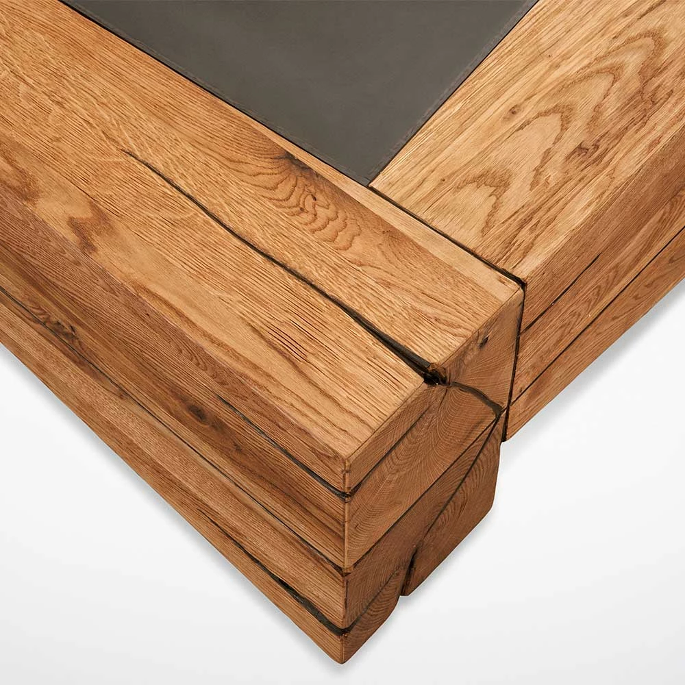 Design Balken Couchtisch Aus Asteiche - Ventida 4 Design Balken Couchtisch Aus Asteiche - Ventida – Bild 4
