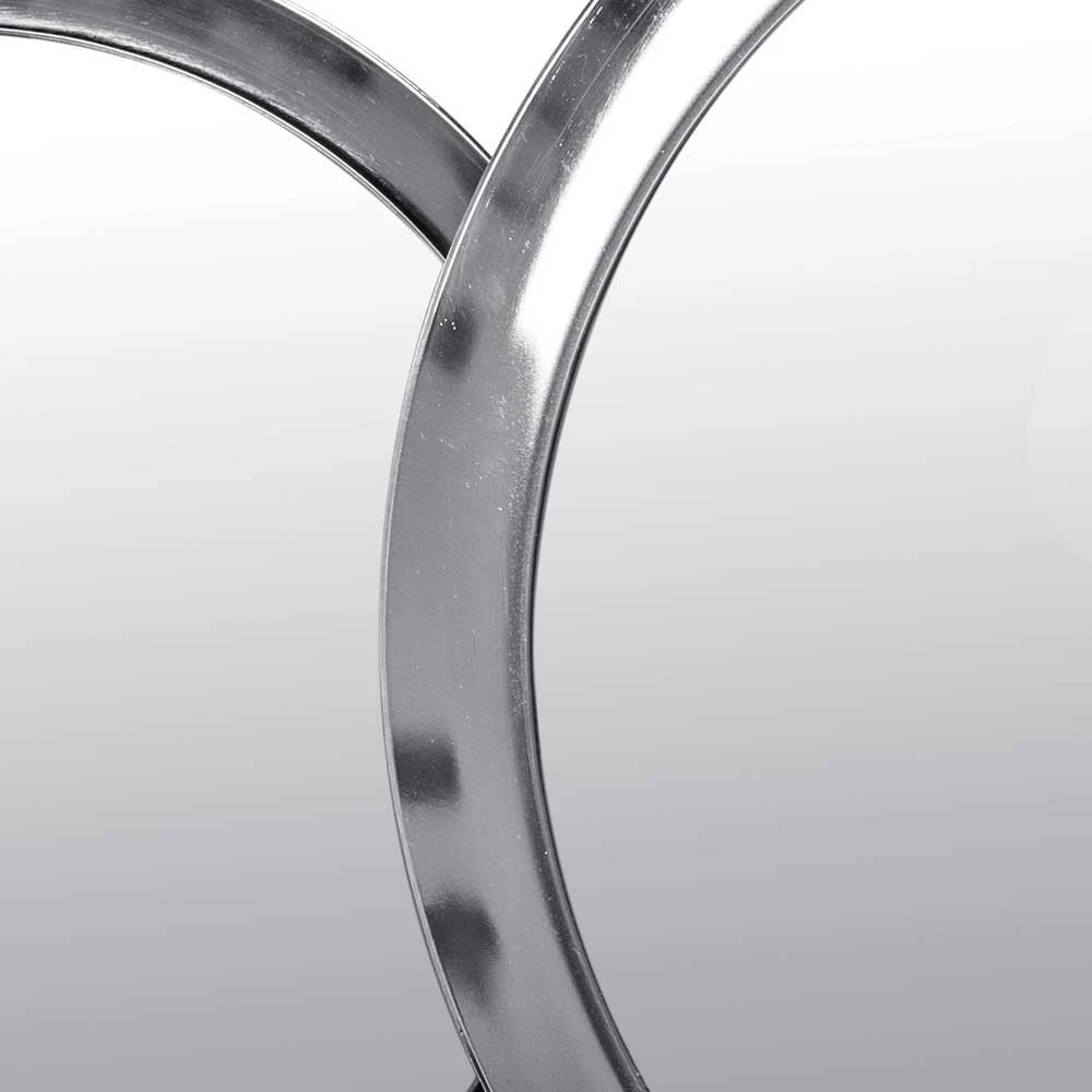 Design Beistelltisch Mit 2 Spiegel Platten - Mossora – Bild 6