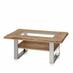 Design Couchtisch Aus Eiche Altholz - Waruna