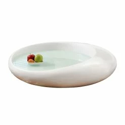 Design Hochglanz-Wohnzimmertisch Mit Weißglas - Envitzia