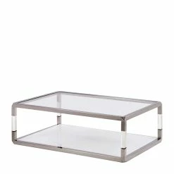 Designer Wohnzimmertisch Aus Glas & Acrylglas - Ballardo