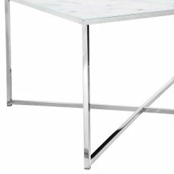 Edler Couchtisch In Marmor & Chrom - Vancerta 9 Edler Couchtisch In Marmor & Chrom - Vancerta -Bouquet-shop edler couchtisch in marmor chrom aus glas metall 80x45x80 cm vancerta 04
