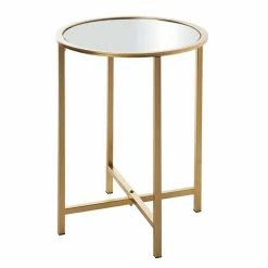 Eleganter Beistelltisch Aus Spiegelglas - Lil