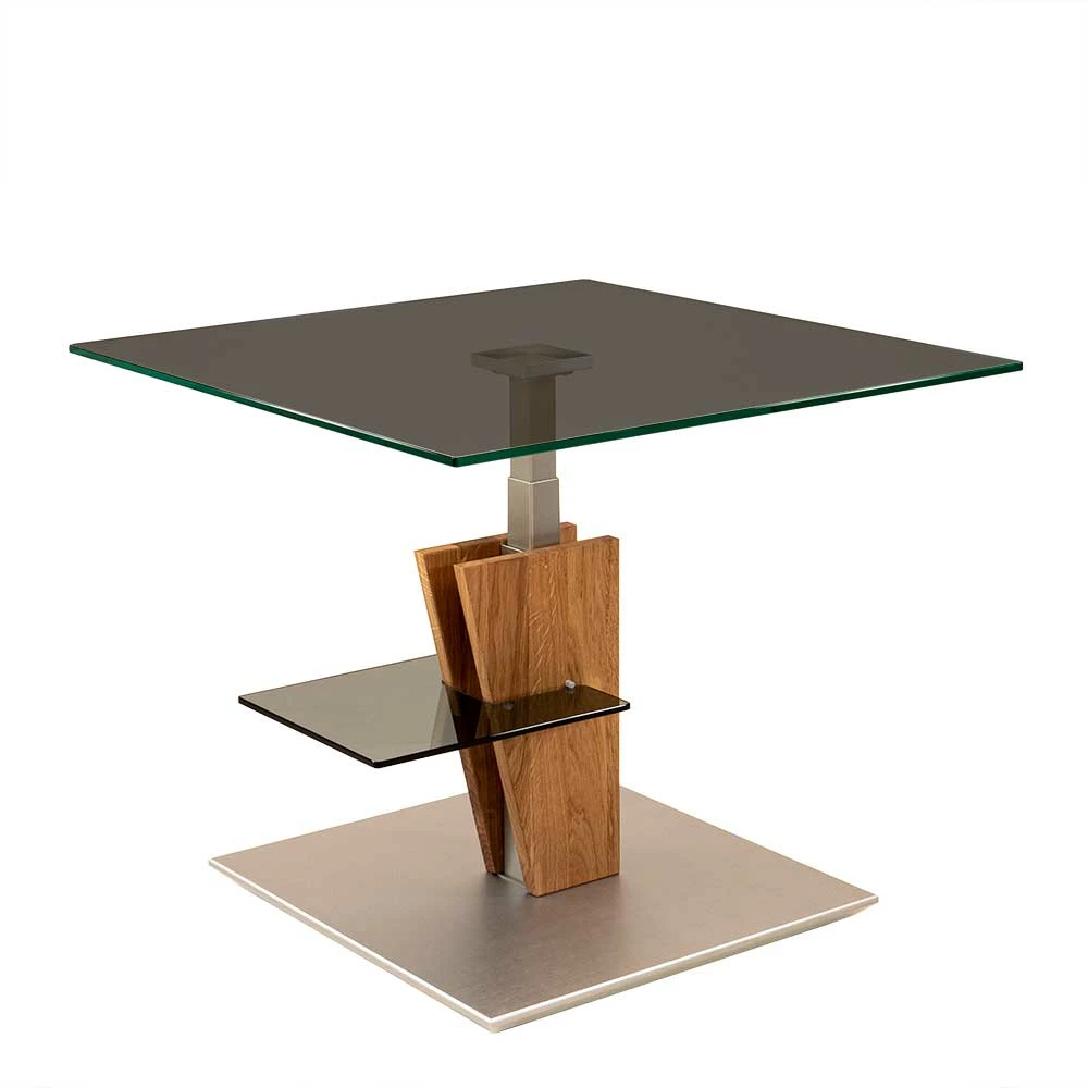 Funktioneller Design Wohnzimmertisch Mit Rauchglas - Apolon 1 Funktioneller Design Wohnzimmertisch Mit Rauchglas - Apolon