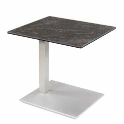 Glas Anstelltisch In Schwarz Grau - Elhan