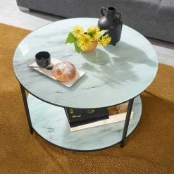 Glas Wohnzimmertisch In Marmor Optik - Furcios 7 Glas Wohnzimmertisch In Marmor Optik - Furcios -Bouquet-shop glas wohnzimmertisch in marmor optik mit zusatzablage furcios 02