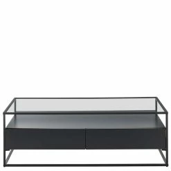 Glas Wohnzimmertisch Mit Schubladen & Ablage - Elfetes 8 Glas Wohnzimmertisch Mit Schubladen & Ablage - Elfetes -Bouquet-shop glas wohnzimmertisch mit schubladen ablage aus mdf in schwarz elfetes 02
