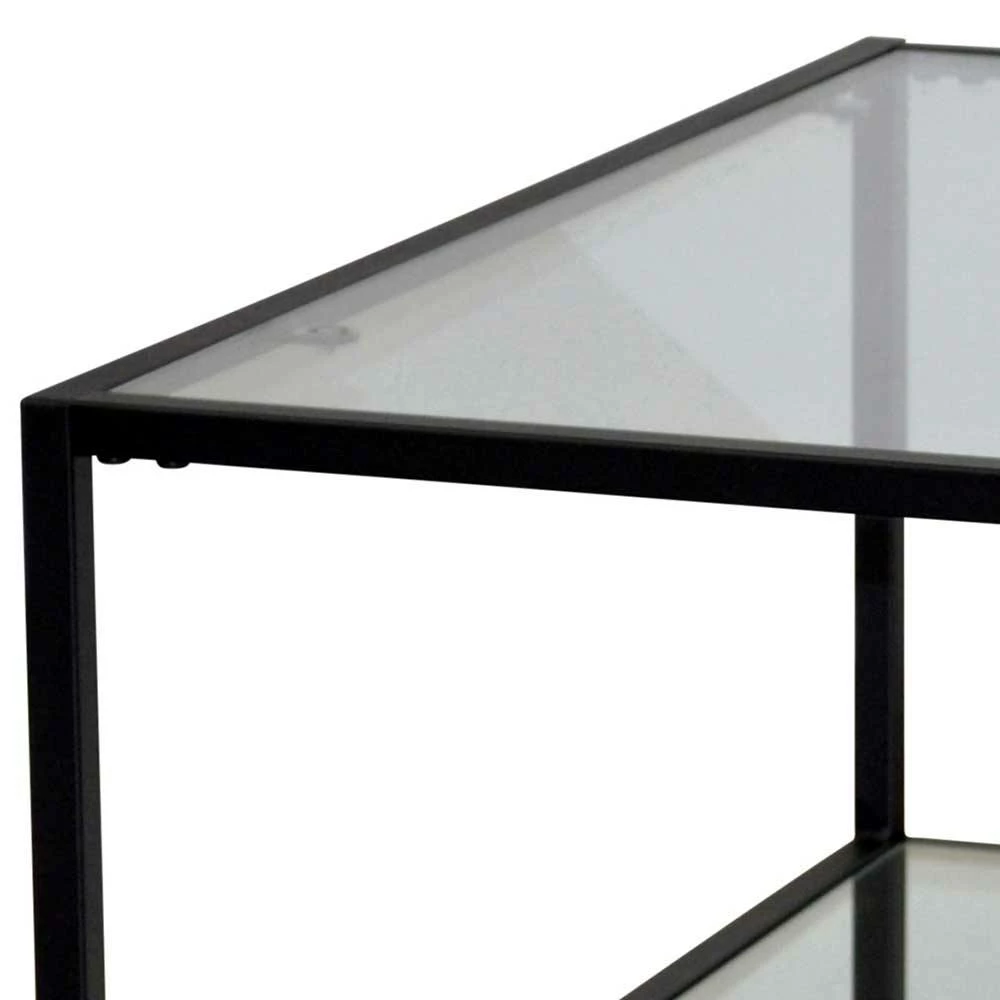 Glas Wohnzimmertisch Mit Spiegelglas Boden - Zuzetta 3 Glas Wohnzimmertisch Mit Spiegelglas Boden - Zuzetta – Bild 3