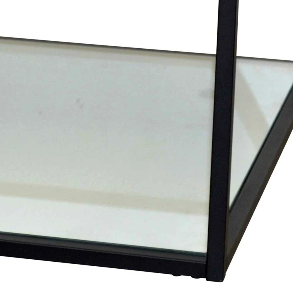 Glas Wohnzimmertisch Mit Spiegelglas Boden - Zuzetta 4 Glas Wohnzimmertisch Mit Spiegelglas Boden - Zuzetta – Bild 4