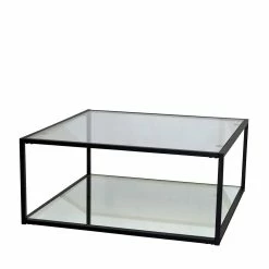 Glas Wohnzimmertisch Mit Spiegelglas Boden - Zuzetta