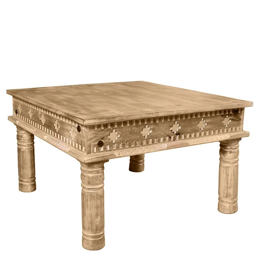 Günstiger Holz Couchtisch Geschnitzt & Gedrechselt - Runiasa – Bild 3