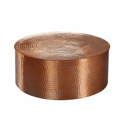 Handgearbeiteter Metall Sofatisch Aus Alu - Jewelo