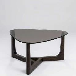 Alternative view of Hochwertiger Couchtisch Aus Rauchglas - Walton