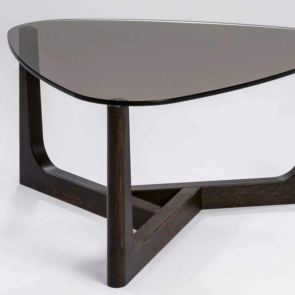 Hochwertiger Couchtisch Aus Rauchglas - Walton 3 Hochwertiger Couchtisch Aus Rauchglas - Walton – Bild 3