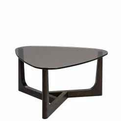 Hochwertiger Couchtisch Aus Rauchglas - Walton