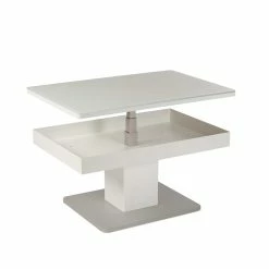 Höhenverstellbarer Couchtisch Greeno In Weiß