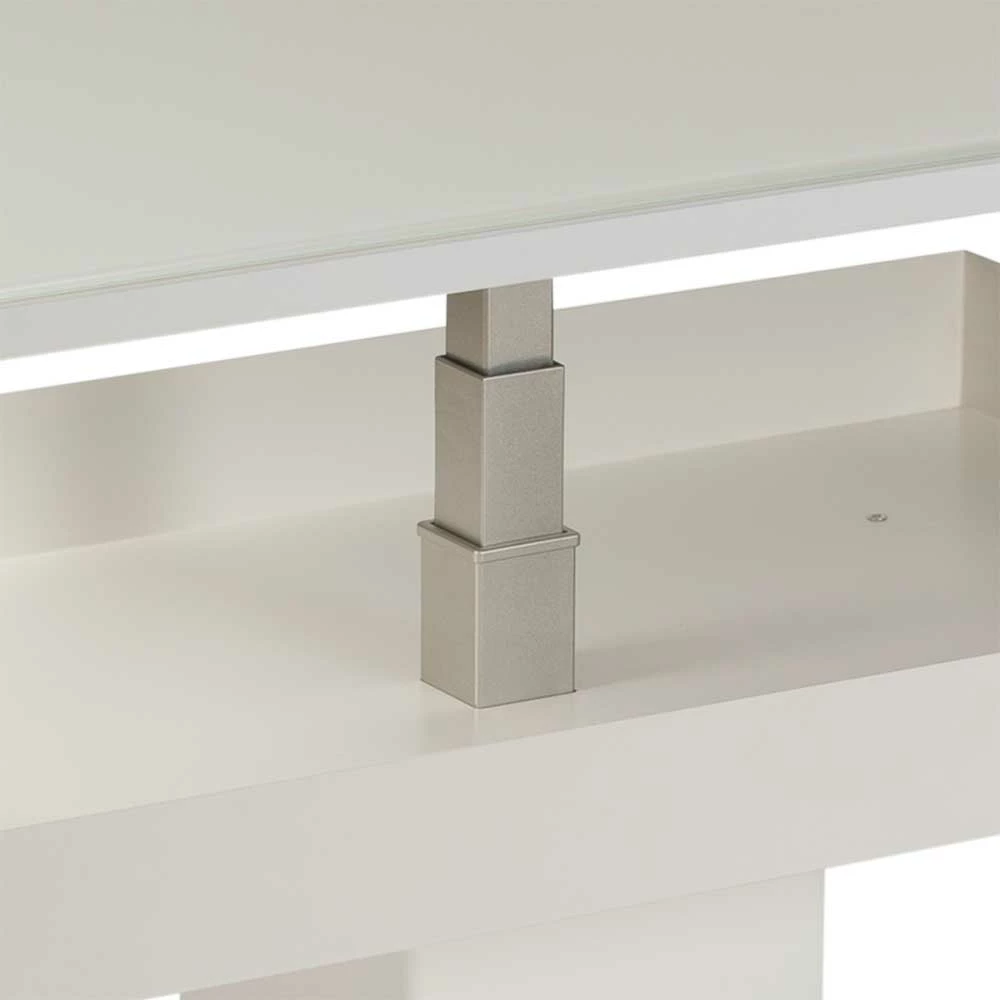 Höhenverstellbarer Couchtisch Greeno In Weiß – Bild 6