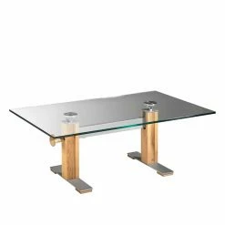 Höhenverstellbarer Wohnzimmertisch Fanturasa Mit Glasplatte