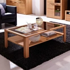 Massivholzcouchtisch Jaena In Klassisch Schlicht