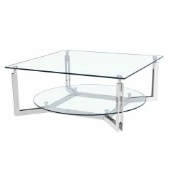 Moderner Wohnzimmertisch Mit Glas - Henissa