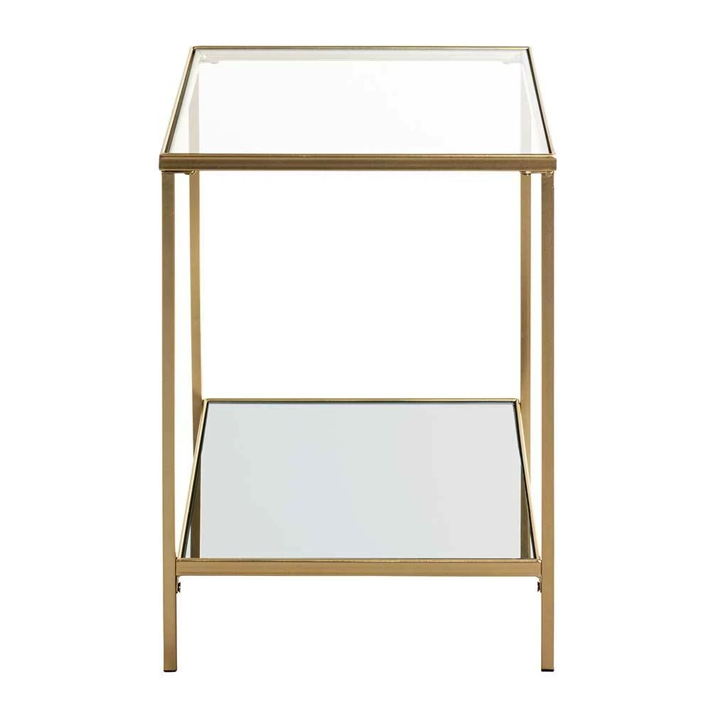 Quadratischer Beistelltisch Aus Klarglas - Clair 4 Quadratischer Beistelltisch Aus Klarglas - Clair – Bild 4